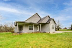 a house with a gambrel roof on a lawn at Family and Pet Friendly! 7-Acre Escape in Jefferson in Jefferson