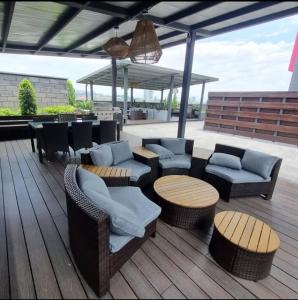 Posezení v ubytování Apartment 319 Ecodistrito - ZonaPRO + 11 fotografií