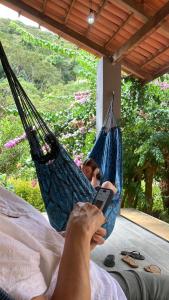 Zahrada ubytování Chalé em Pacoti