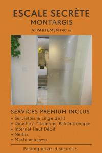 Fotografie z fotogalerie ubytování Escale secrète Montargis Jacuzzi Terrasse Parking gratuit v destinaci Montargis