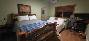 Ένα ή περισσότερα κρεβάτια σε δωμάτιο στο Buckeye Basecamp
