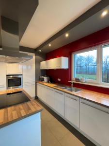 Η κουζίνα ή μικρή κουζίνα στο Le Daguet pour 4