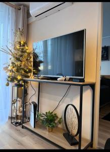 Et tv og/eller underholdning på Apartamento central en Puerto Montt