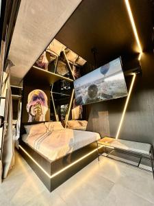 Кровать или кровати в номере Forte das Araucarias