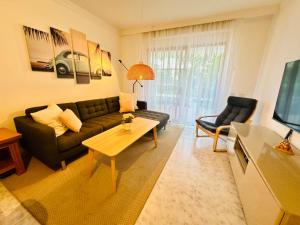 Χώρος καθιστικού στο Casa Heidi