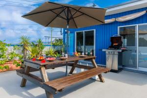 Gril dostupný pro hosty v prázdninového domu