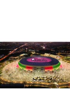 a rendering of the proposed soccer stadium for the los angeles chargers at 10min stadium & aéroport, only Family in Tangier +9 photos