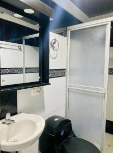 Koupelna v ubytování Apartamento - Líbano Tolima