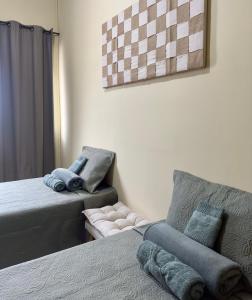 Postel nebo postele na pokoji v ubytování Loft Central Orgânico