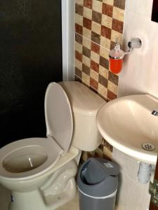 Et badeværelse på Cabaña campestre