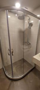 dreamland oasis 14-308 في شاكفي: دش مع باب زجاجي في الحمام