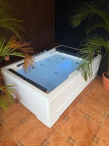 Bazén v ubytování Cabaña Vista al Valle nebo v jeho okolí