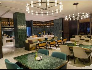 Εστιατόριο ή άλλο μέρος για φαγητό στο Shanghai Hongqiao Airport National Exhibition Center Manxin Hotel