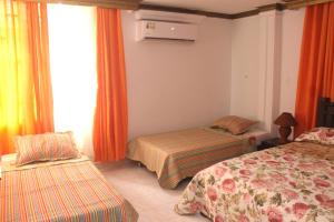 Cama ou camas em um quarto em Alojamientos Turísticos Shalain