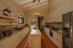 Kuchyň nebo kuchyňský kout v ubytování The Villa Amalia