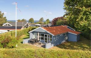 Bygningen som feriehuset ligger i