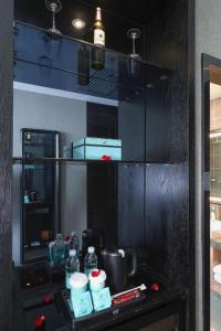 Kuchyň nebo kuchyňský kout v ubytování Xana Hotelle Yinchuan Swan Lake Wangfujing