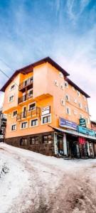 Bygningen som pensionatet ligger i