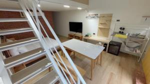 Kuchyň nebo kuchyňský kout v ubytování 鹿厝回家-包棟民宿