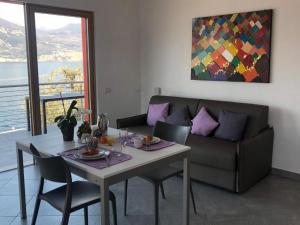 Χώρος καθιστικού στο Villa Teresa - Appartamenti con vista lago