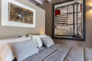 Ένα ή περισσότερα κρεβάτια σε δωμάτιο στο Agriturismo Moscatello