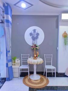 Χώρος καθιστικού στο Hoàng Nga 2 Homestay