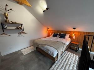 Postel nebo postele na pokoji v ubytování Green Hills