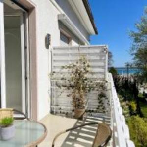 Balkón nebo terasa v ubytování Strand Studio mit Meerblick & Balkon