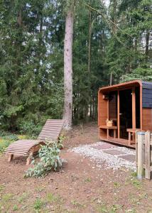 Zahrada ubytování Ferienhaus mit Privatsauna