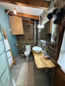 Koupelna v ubytování La aldea de lug + 14 fotografií