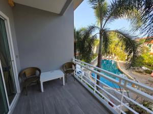 Balkón nebo terasa v ubytování The One Cozy