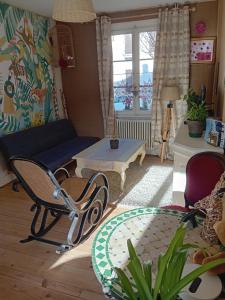 Χώρος καθιστικού στο Sweet Home