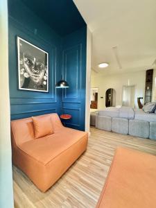 Χώρος καθιστικού στο Lux 2bed highrise with city and ocean views in Victoria Island +36 φωτογραφίες