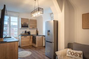 Η κουζίνα ή μικρή κουζίνα στο Nouveau sur dunkerque LE NID DU BEFFROI