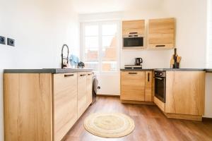 Η κουζίνα ή μικρή κουζίνα στο Nouveau sur dunkerque LE NID DU BEFFROI