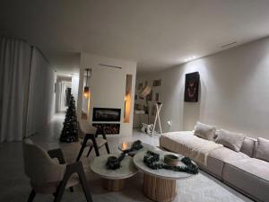 Χώρος καθιστικού στο VILLA 2s