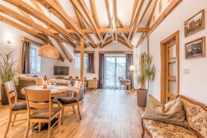 Posezení v ubytování Apartmány U Holubů