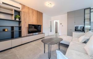 TV a/nebo společenská místnost v ubytování Amazing Apartment In Zadar With Heated Swimming Pool