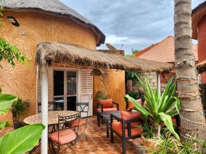 Patio nebo venkovní prostory v ubytování Safari