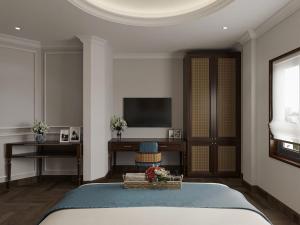 TV/trung tâm giải trí tại Maya Central Hotel & Spa