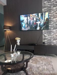 Et tv og/eller underholdning på B01 Laxia Apartment