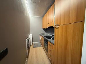 ครัวหรือมุมครัวของ Attico del Sole sulle piste da sci - Box privato