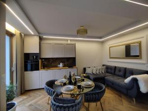 Η κουζίνα ή μικρή κουζίνα στο Przystań Nadole Dolina Kaszmiru