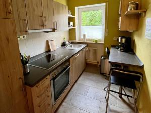 Nhà bếp/bếp nhỏ tại Ferienwohnung Barokas