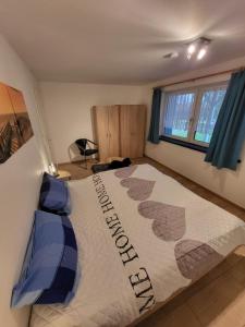 En eller flere senge i et værelse på Lanckensburg Fewo1 - Doris