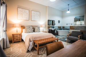 Postel nebo postele na pokoji v ubytování Welverdiend Guesthouse and Venue