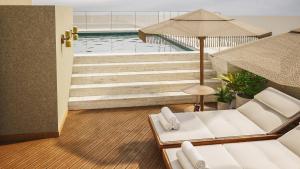 Χώρος καθιστικού στο Hotel Ben Marsalforn Affiliated by Meliá