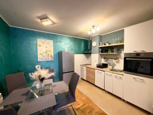 Η κουζίνα ή μικρή κουζίνα στο Belgrade Apartment 1