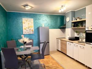 Η κουζίνα ή μικρή κουζίνα στο Belgrade Apartment 1