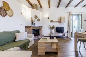 Et opholdsområde på Villa Glysteri